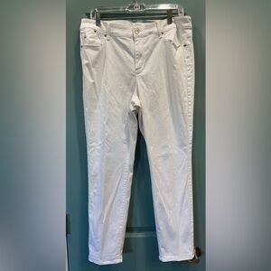 Chico’s Jeggings Size 12 Petite (2P) White Denim